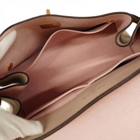 Louis Vuitton Lock Me Ever MM Handbag M56094 Greige 2-Way Bag for Women - Picture 4 of 11